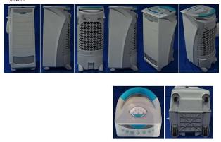 Shape Of Goods (air Cooler) Device mark 3408792 Trademark