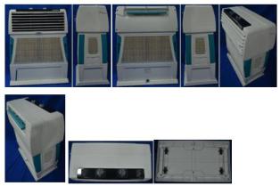 Shape Of Goods (air Cooler) Device mark 3408802 Trademark