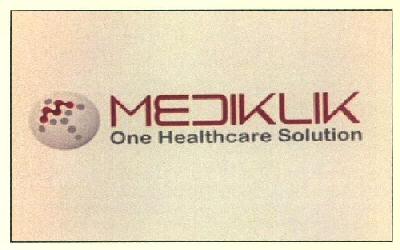 Mediklik One Healthcare Solution Device mark 3409951 Trademark