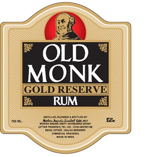 Old Monk Gold Reserve Rum Device mark 3417637 Trademark