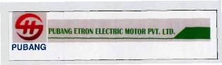 Pubang Etron Electric Motor Pvt. Ltd. (label) Device mark 3417689 Trademark