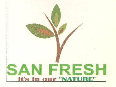 San Fresh It's In Our "nature" Device mark 3418775 Trademark