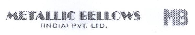 Mb Metallic Bellows (india) Pvt. Ltd Device mark 3429309 Trademark