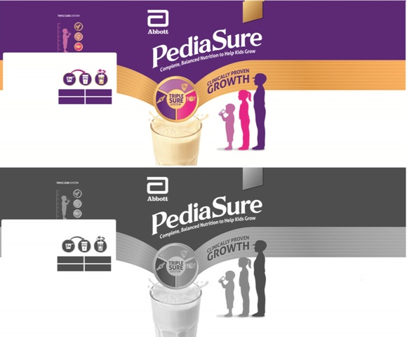 Pediasure (stylized) (label) Device mark 3441384 Trademark
