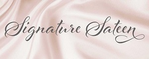 Signature Sateen (logo) Device mark 3457586 Trademark