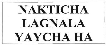 Nakticha Lagnala Yaycha Ha Device mark 3471029 Trademark