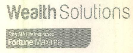 Wealth Solutions Tata Aia Life Insurance Fortune Maxima Device mark 3472267 Trademark