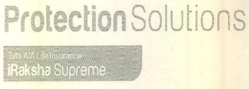 Protection Solutions Tata Aia Life Insurance Iraksha Supreme Device mark 3472274 Trademark