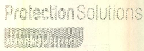 Protection Solutions Tata Aia Life Insurance Maha Raksha Supreme Device mark 3472277 Trademark