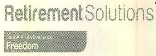 Retirement Solutions Tata Aia Life Insurance Freedom Device mark 3472279 Trademark