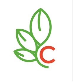 C With Leaf (label) Device mark 3564669 Trademark