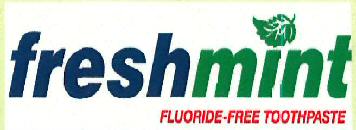 Freshmint Fluoride-free Toothpaste Device mark 3658809 Trademark