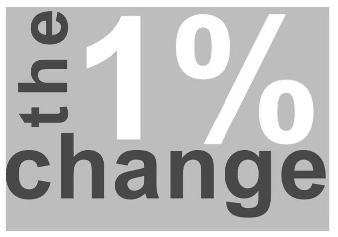The 1% Change Device mark 3671660 Trademark