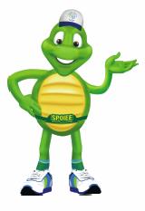 Spoiee With Device Of Turtle Mascot Device mark 3674146 Trademark