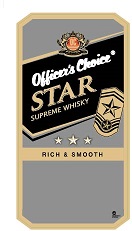Officer’s Choice Star Supreme Whisky Device mark 3678880 Trademark