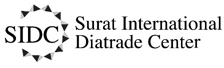 Sidc With Surat International Diatrade Center (label) Device mark 3719901 Trademark
