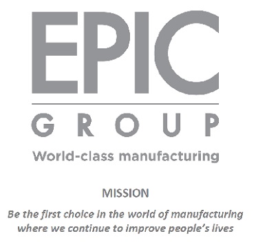 Epic Group- Mission Label With Tagline Device mark 4409301 Trademark