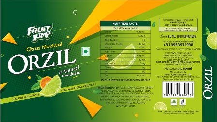 Fruit Jump Orzil Device mark 4936635 Trademark