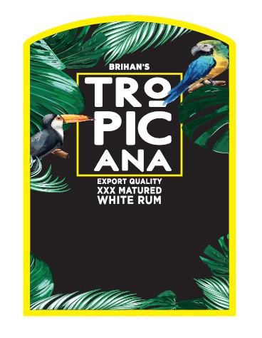 Brihan's Tropicana Export Quality Xxx Matured White Rum (label) Device mark 4938435 Trademark