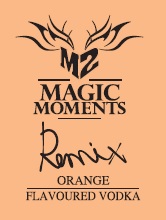 M2 Magic Moments Remix Orange Flavoured Vodka (label) Device mark 4938437 Trademark