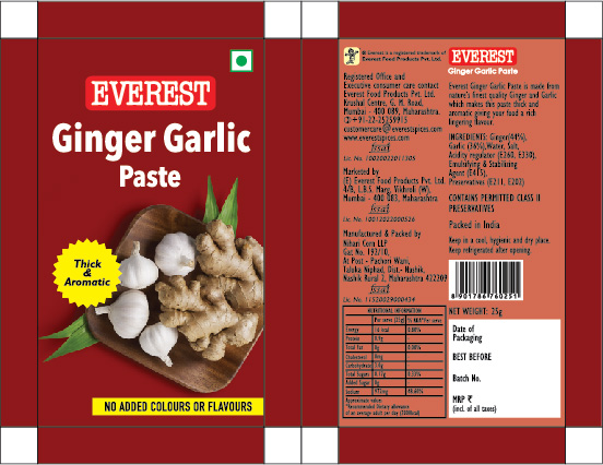 Everest Ginger Garlic Paste Device mark 5298737 Trademark