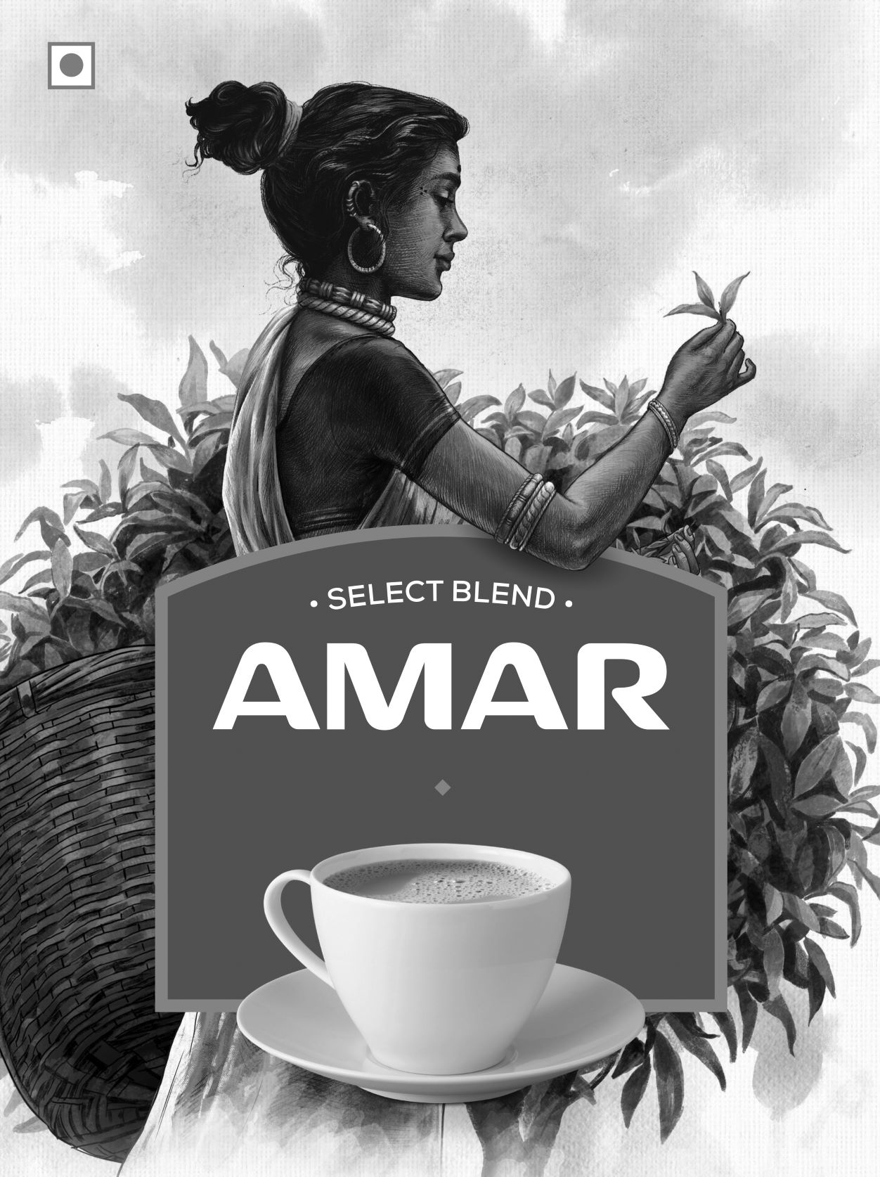Amar Tea (label) Device mark 5307614 Trademark