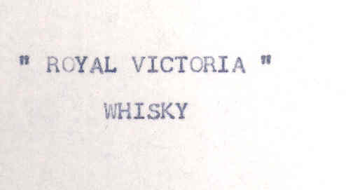 Royal Victoria Whisky Device mark 649521 Trademark