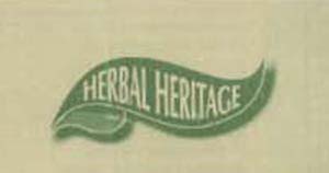 Herbal Heritage (label) Device mark 1055661 Trademark