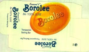 Kanani's Borolee, [device Of Soap, Label] Device mark 1422001 Trademark