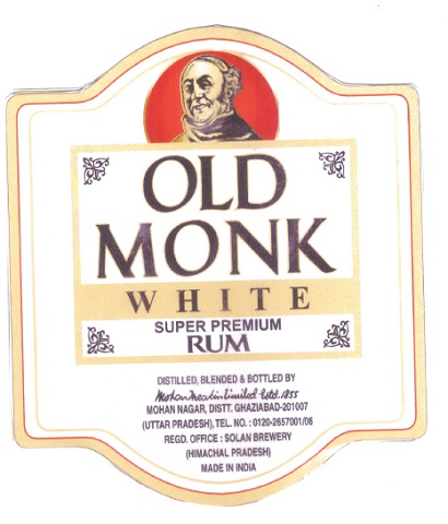 Old Monk White Super Premium Rum Device mark 5549581 Trademark