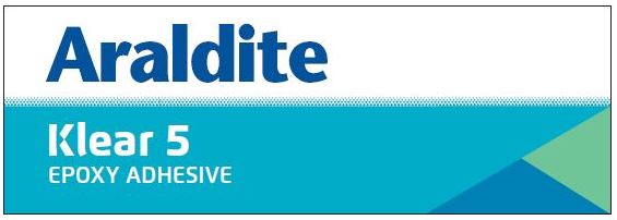 Araldite Klear 5 Epoxy Adhesive Device mark 5573100 Trademark