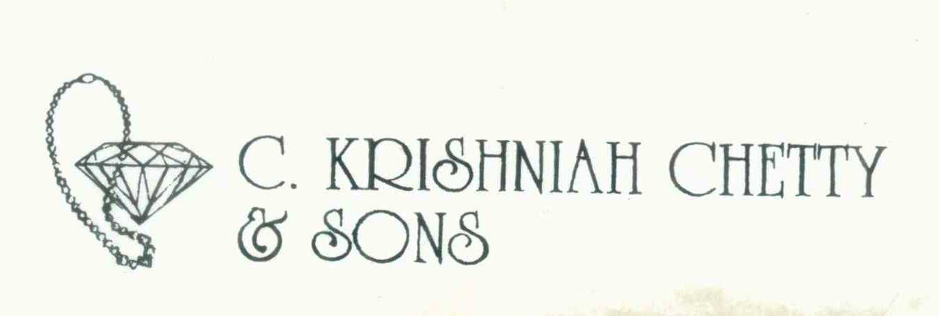 C.krishniah Chetty & Sons Device mark 628349 Trademark