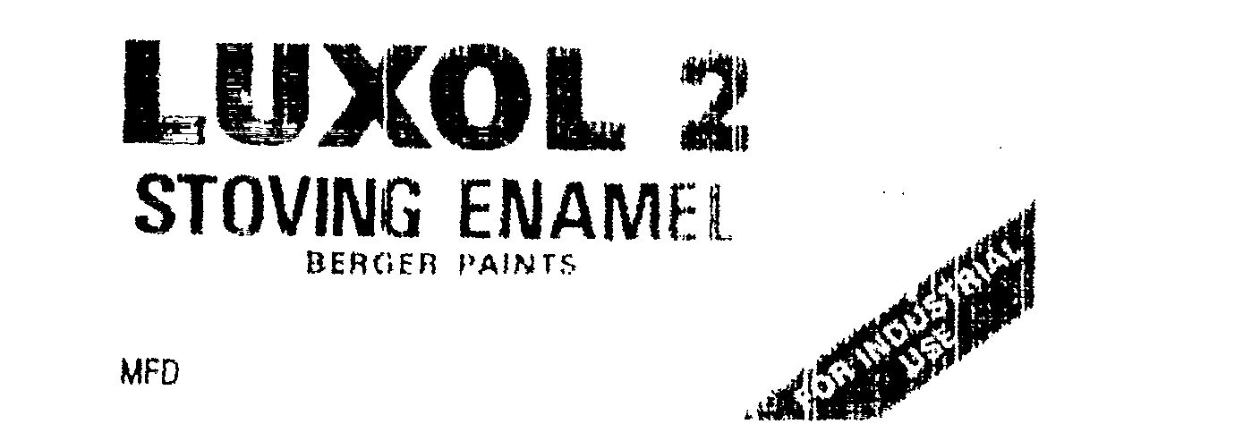 Luxol 2 Stoving Enamel Device mark 658059 Trademark
