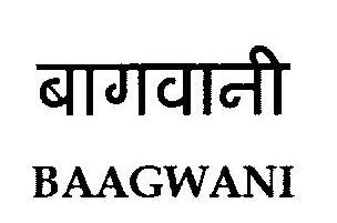 Baagwani (device) Device mark 2376924 Trademark