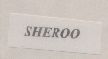 Sheroo (label) Device mark 788105 Trademark
