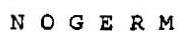 Nogerm Device mark 834759 Trademark
