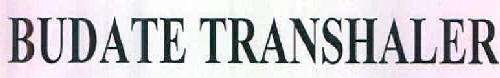 Budate Transhaler Device mark 2891330 Trademark