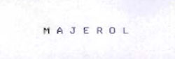 Majerol Device mark 859342 Trademark