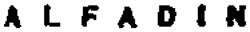 Alfadin Device mark 867485 Trademark