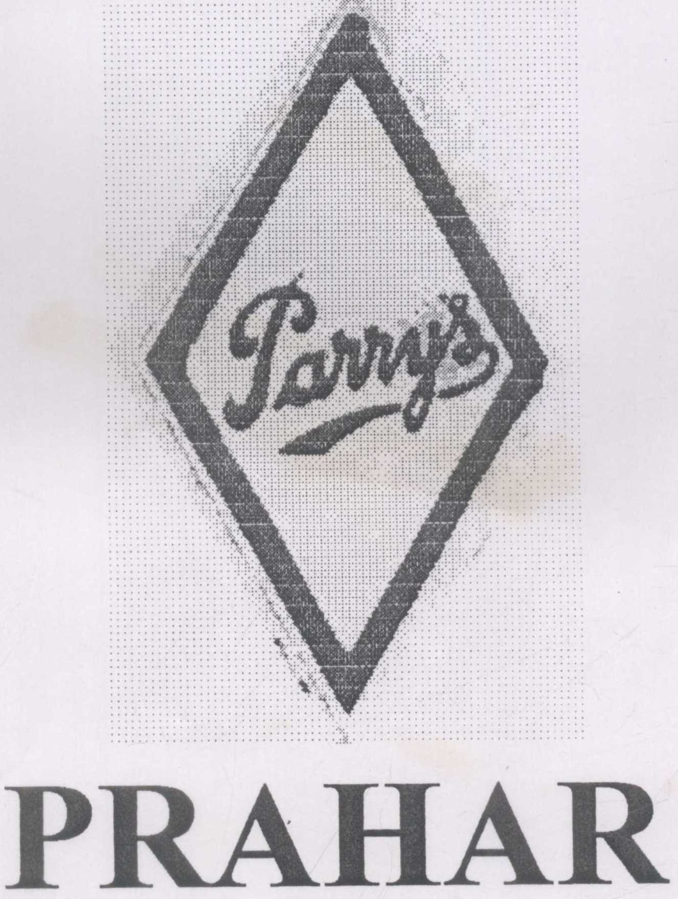 Parry S Prahar (label) Device mark 934613 Trademark