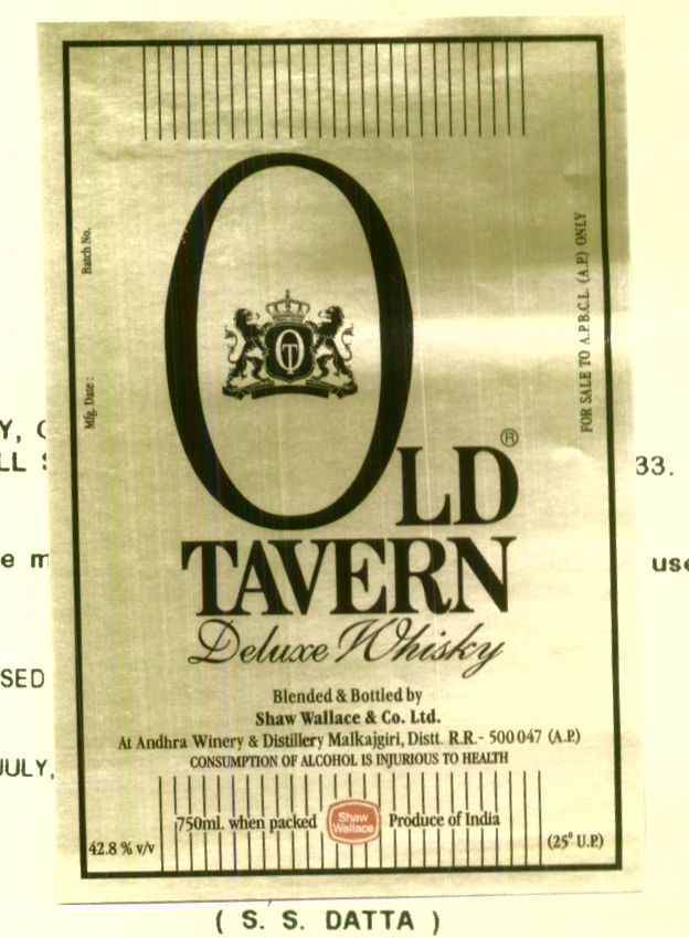Old Tavern [label] Device mark 942258 Trademark