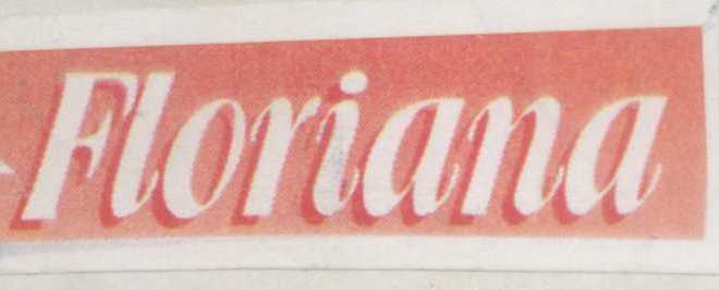 Floriana (lable) Device mark 958450 Trademark