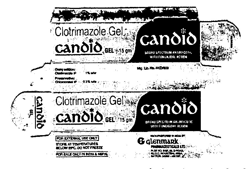 Candid Gel 15 Gm Device mark 969936 Trademark