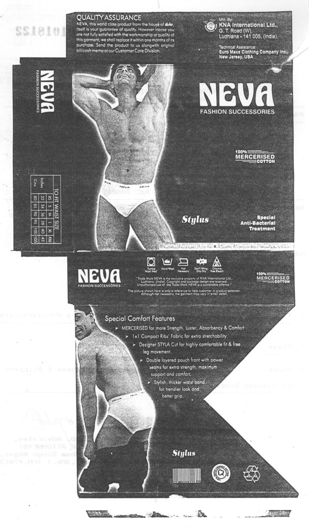 Neva Device mark 1018122 Trademark