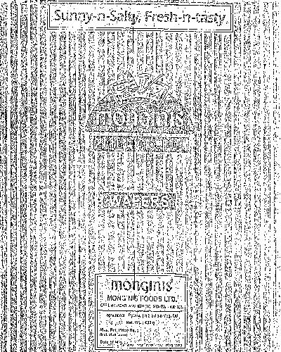 Monginis Wafers (label) Device mark 1025012 Trademark
