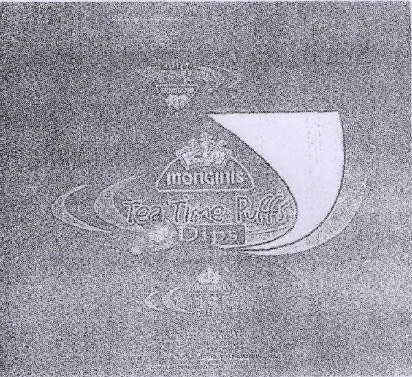 Monginis Tea Time Puffs (label) Device mark 1025036 Trademark