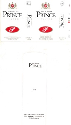 Prince Filter (label) Device mark 1038910 Trademark