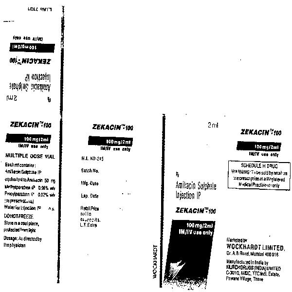 Zekacin (label) Device mark 1042794 Trademark