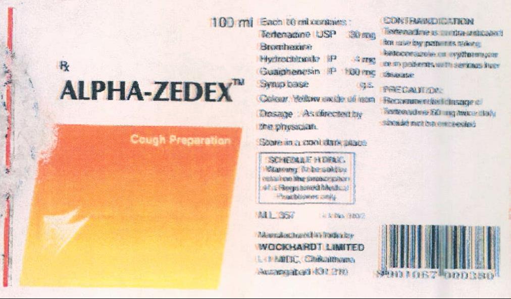 Alpha-zedex Device mark 1042800 Trademark