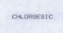 Chlorgesic Device mark 1046952 Trademark